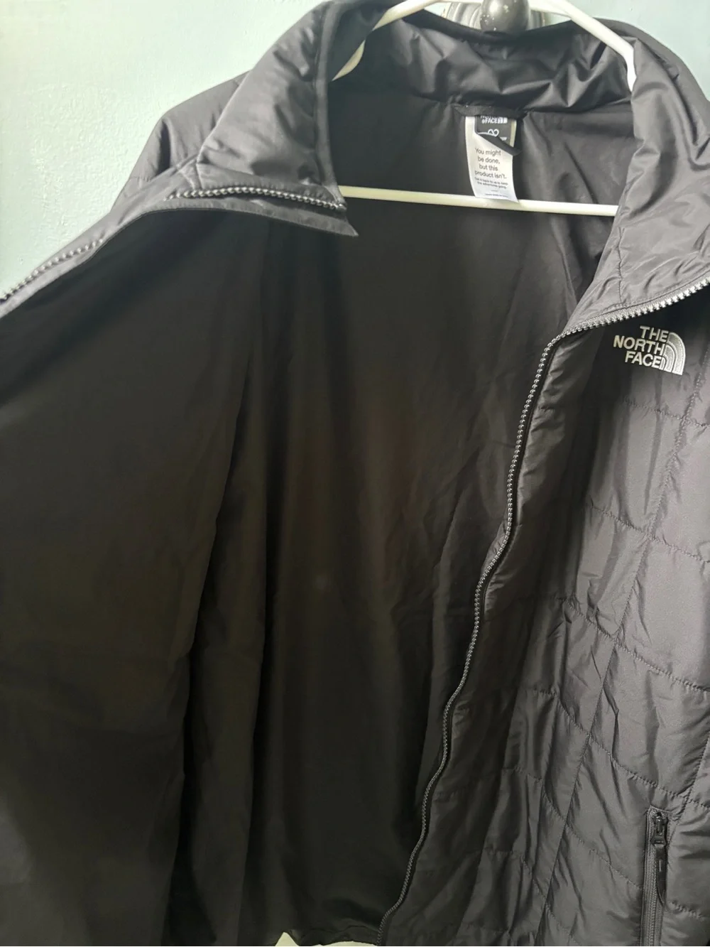 The North Face Men’s Junction Black Quilted Insulated Full Zip Jacket XXL